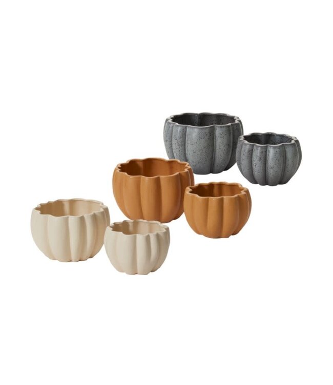 Spiced Pumpkin Pot Small, Cream
