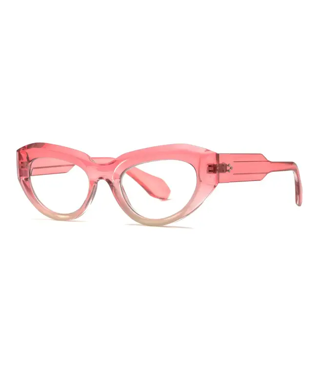 Keiko | Transparent Pink | Ivory | Blue Light 1.50