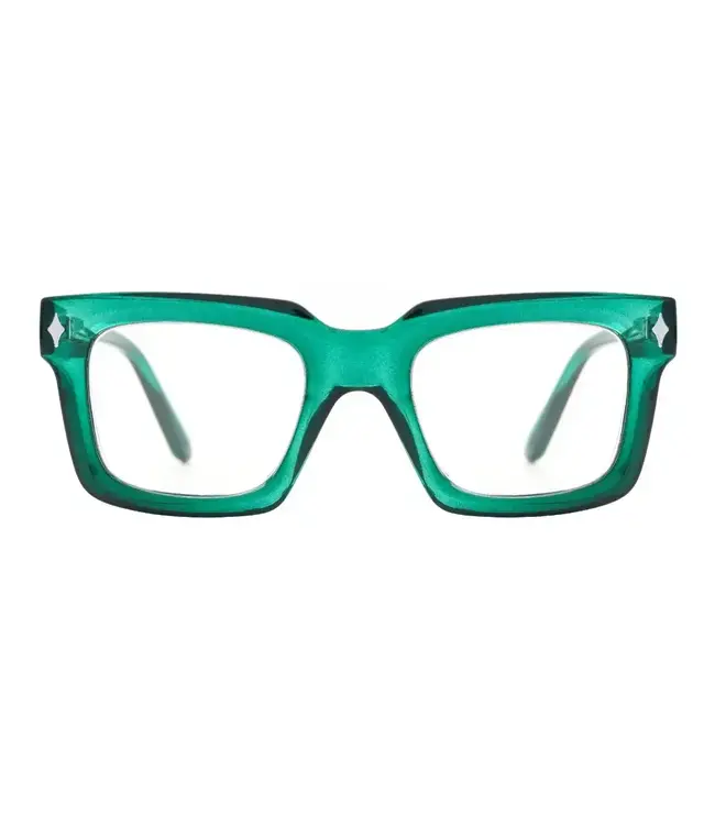 Maren | Transparent Green | Blue Light 1.75