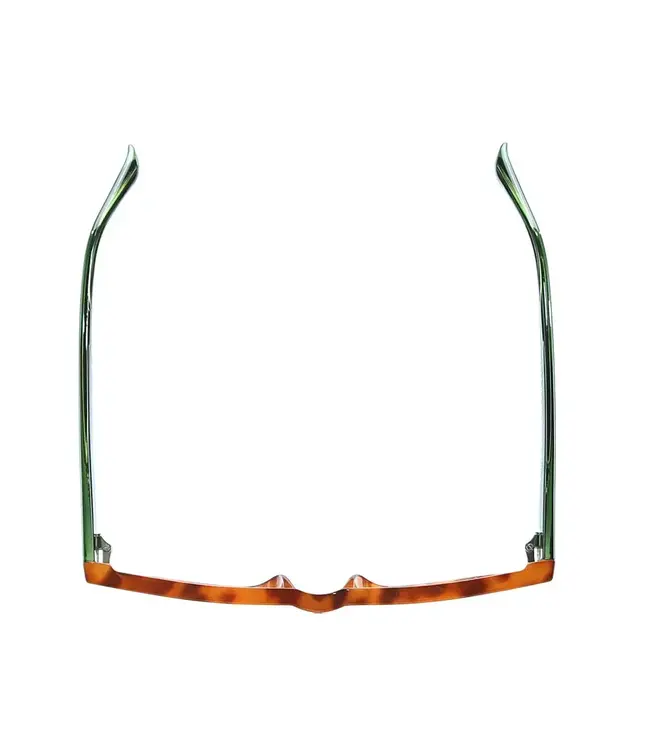 Ollie | Amber Tortoise / Green | Blue Light 1.75