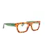 Ollie | Amber Tortoise / Green | Blue Light 1.75