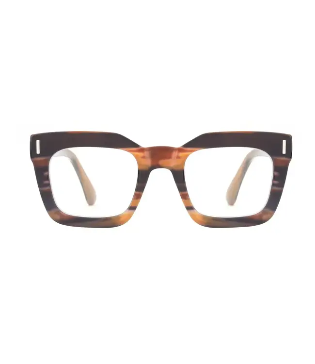 Ryan Simkhai Eyeshop Rumi | Smokey Brown | Progressive Blue Light 1.75