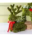 Moss Reindeer Planter Sitting