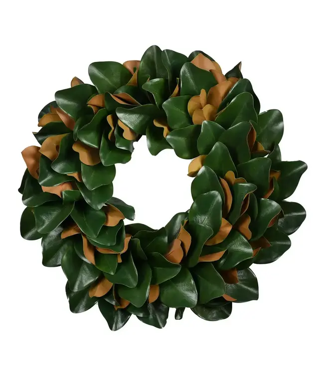 Magnolia Leaf Wreath - 27 Inch