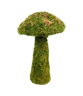 Deco Moss Mushroom 11"