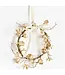 Gilded Cherry Blossom Wreath 10"