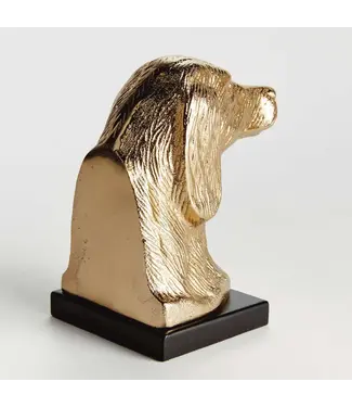 DISTINGUISHED DOG BUST SCULPTURE