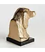 DISTINGUISHED DOG BUST SCULPTURE