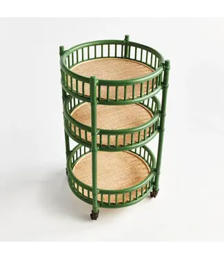 Rowelyn Bar Cart, Green