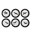 Hummingbird Round Petite Prints, Set of 6