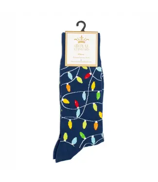 Men's Light It Up Socks Blue/Multi One Size