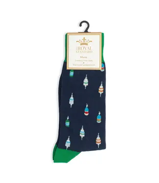 Men's Sag Harbor Socks Navy/Multi One Size