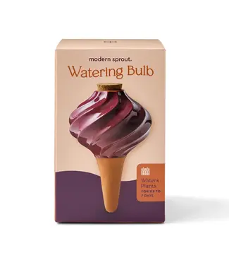 Terracotta Watering Bulb, Plum