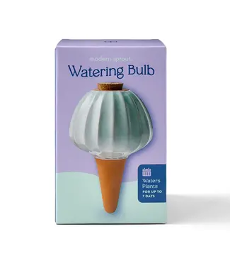 Terracotta Watering Bulb, Sage