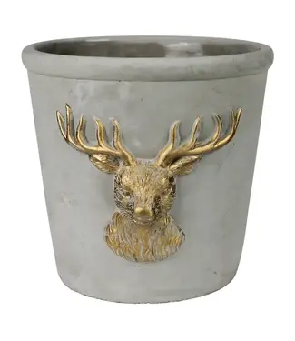 Stag Cachepot, Cement