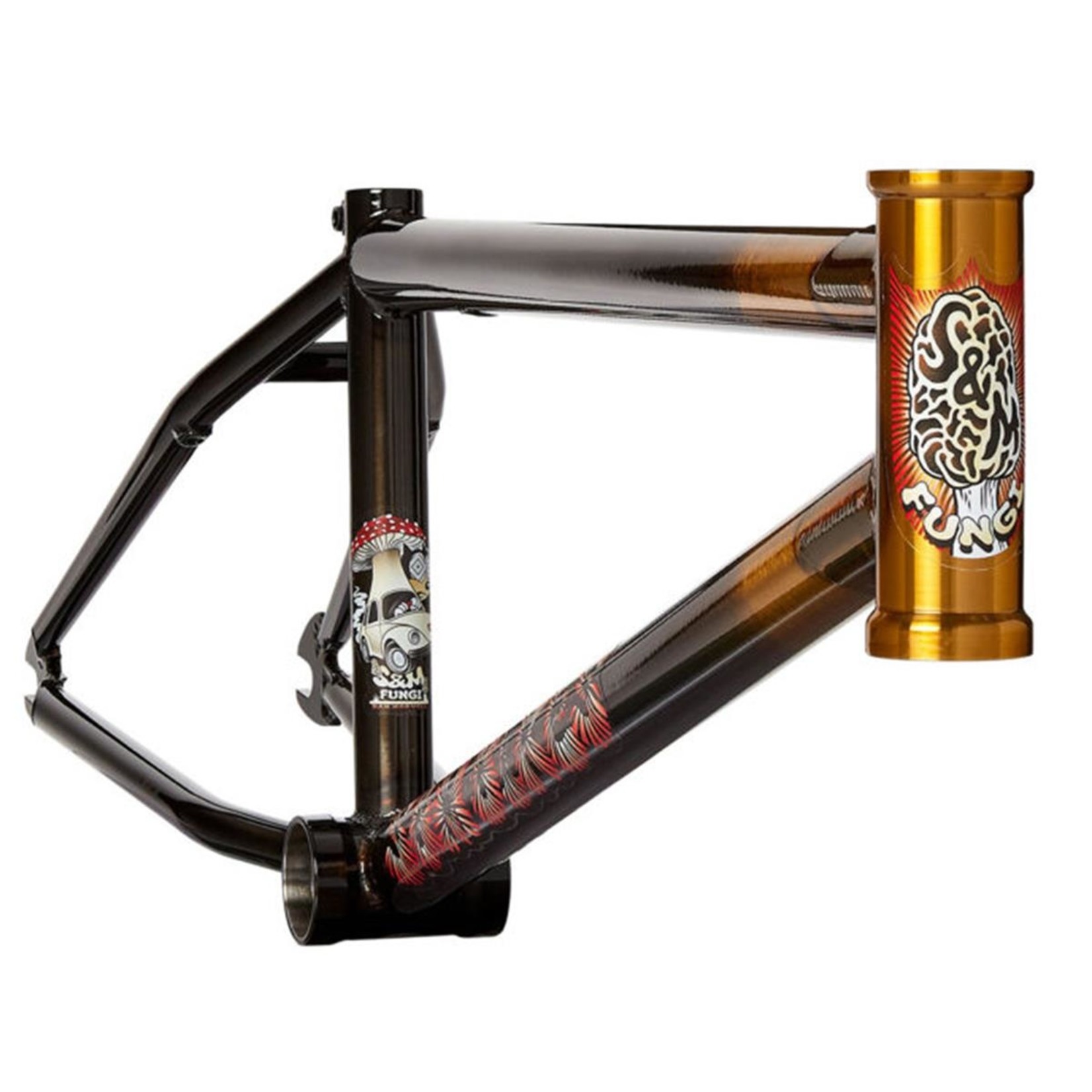 S&M S&M - Norvell 'Fungi' Frame - 20.5/Trans Gold/Black Fade