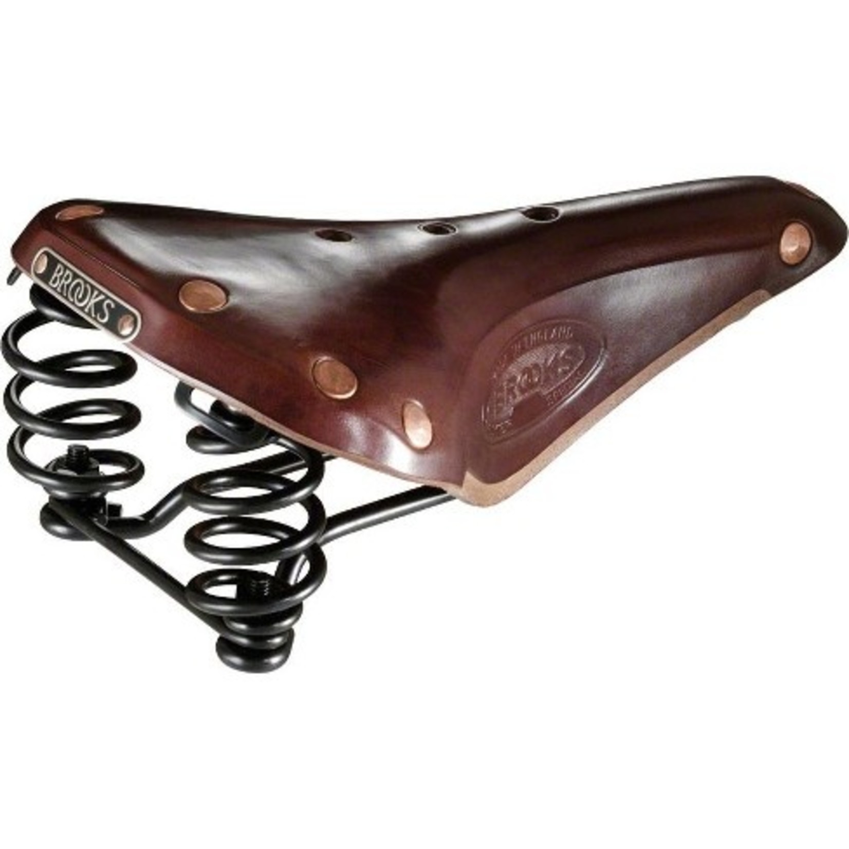 Brooks - Flyer Saddle - Steel/Brown - SD Wheel Works