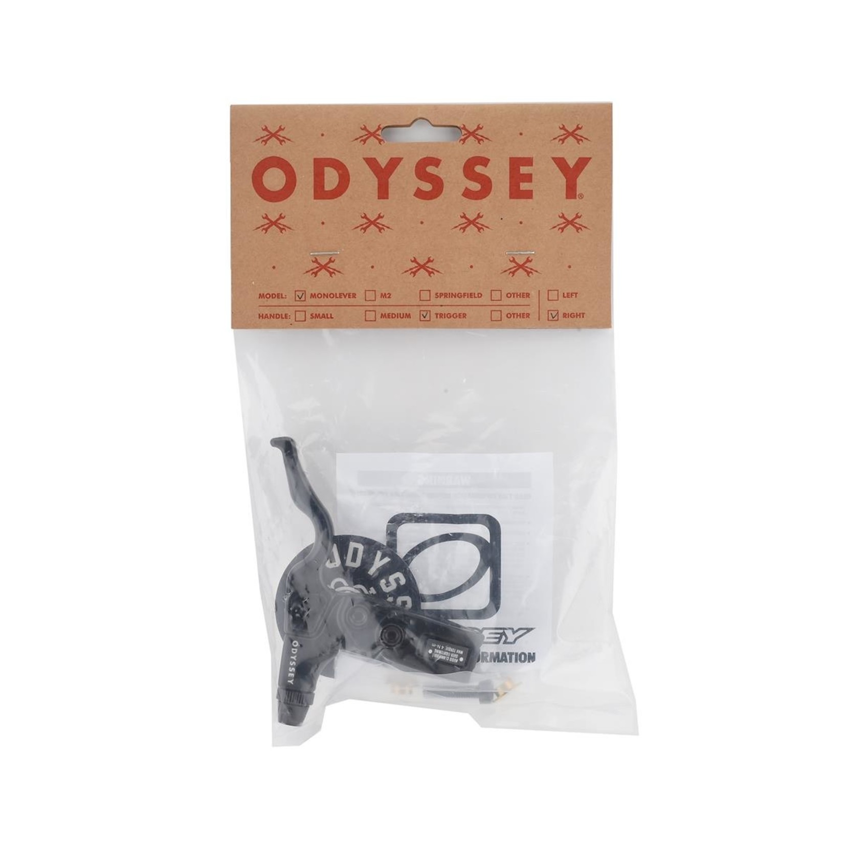 Odyssey - Monolever Trigger Brake Lever - Black - SD Wheel Works