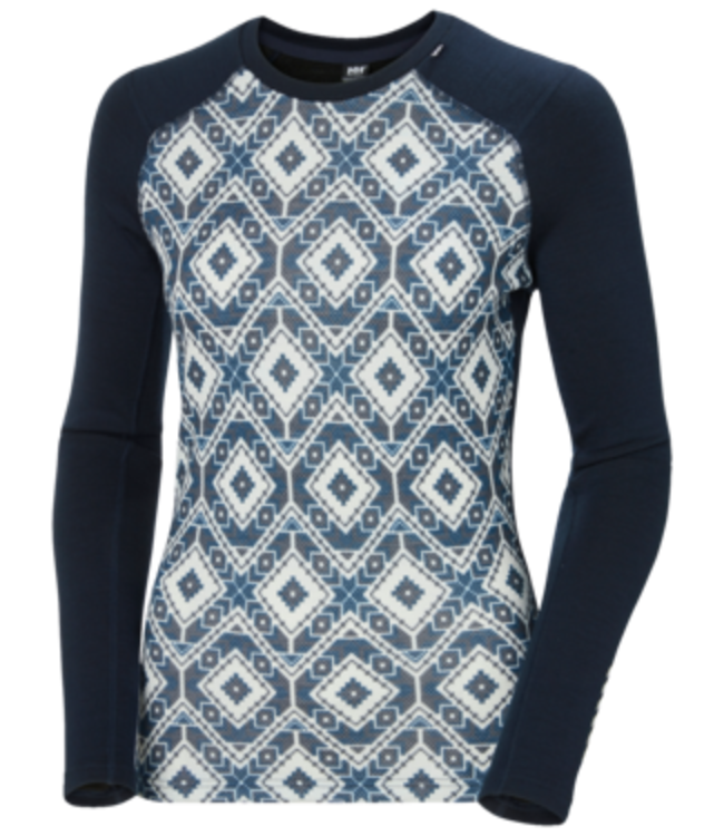 HELLY HANSEN W LIFA MERINO MIDWEIGHT CREW