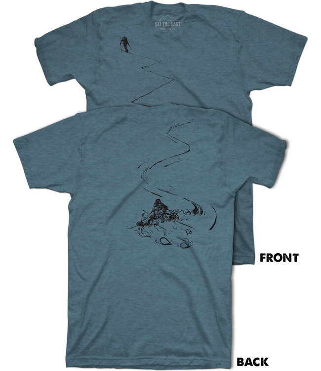 SKI THE EAST EARN YOUR TURNS TEE