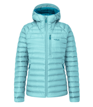 RAB W MICROLIGHT ALPINE HOODED JACKET