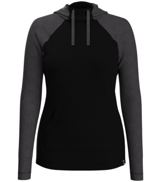 SMARTWOOL W MERINO DRAPE NECK HOODIE