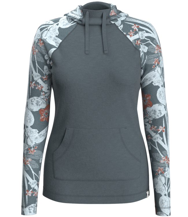 SMARTWOOL W MERINO DRAPE NECK HOODIE