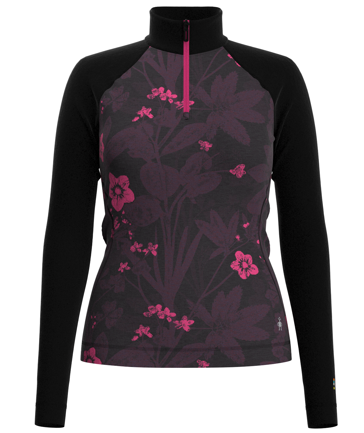 (取寄) スマートウール レディース メリノ 250 ベース レイヤー 1/4 ジップ Smartwool women Merino 250 Base Layer 1/4 Zip Pecan Brown Digi Plaid SMARTWOOL WOMEN'S MERINO 1/4 ZIP - Peak Performance Ski Shop