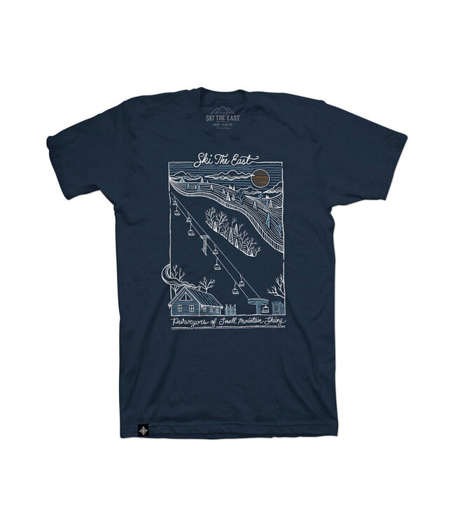 SKI THE EAST SLOPESIDE TEE