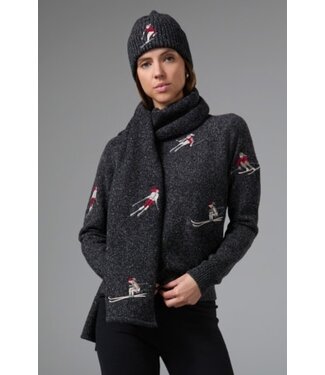 ALP N ROCK EMBROIDERED SKIER SCARF