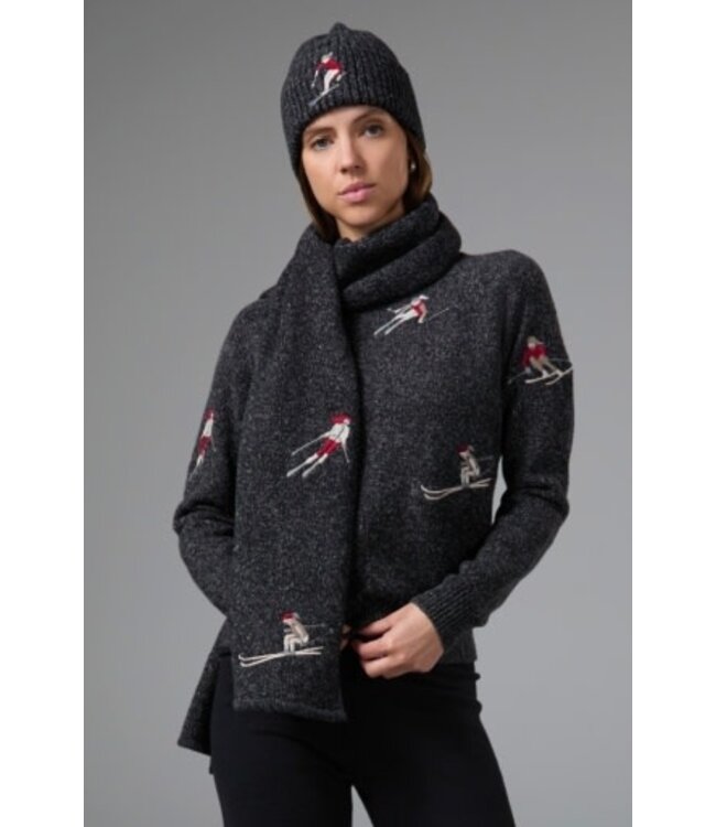 ALP N ROCK EMBROIDERED SKIER SCARF