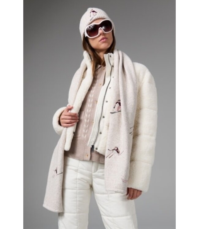 ALP N ROCK EMBROIDERED SKIER SCARF