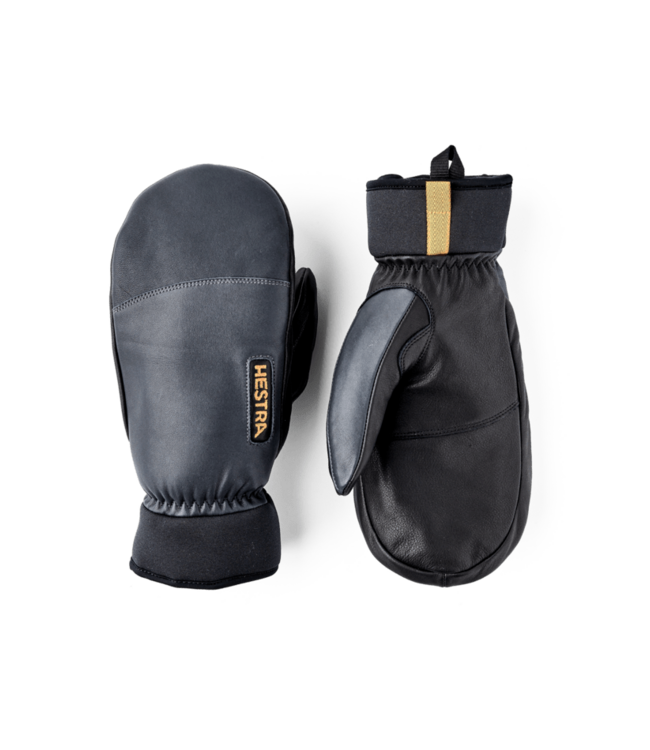 HESTRA ARMY LEATHER WOOL TERRY MITT