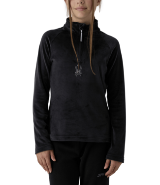 SPYDER JR SHIMMER BUG 1/2 ZIP