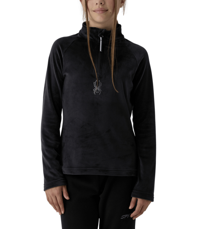 SPYDER JR SHIMMER BUG 1/2 ZIP