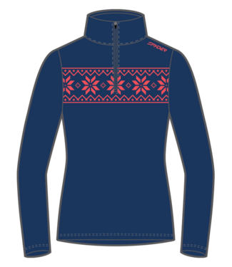 SPYDER W VIVID 1/2 ZIP