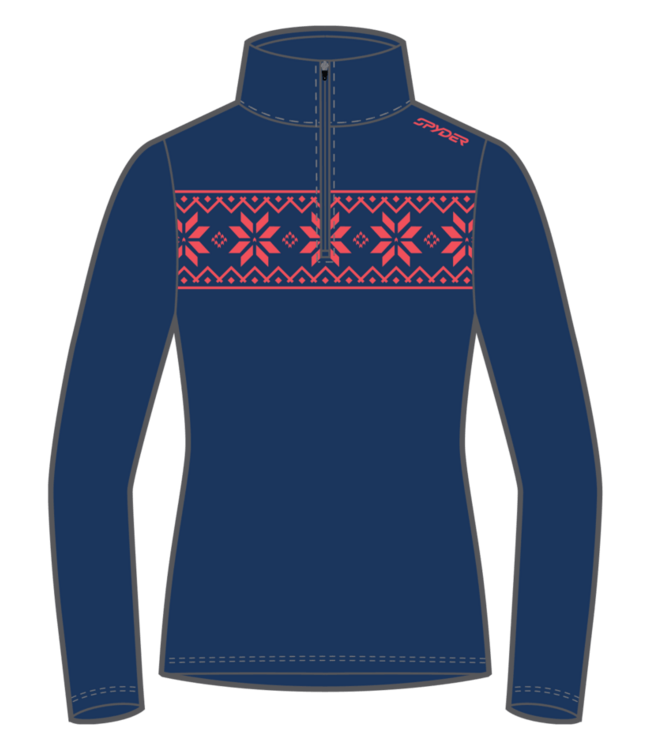 SPYDER W VIVID 1/2 ZIP