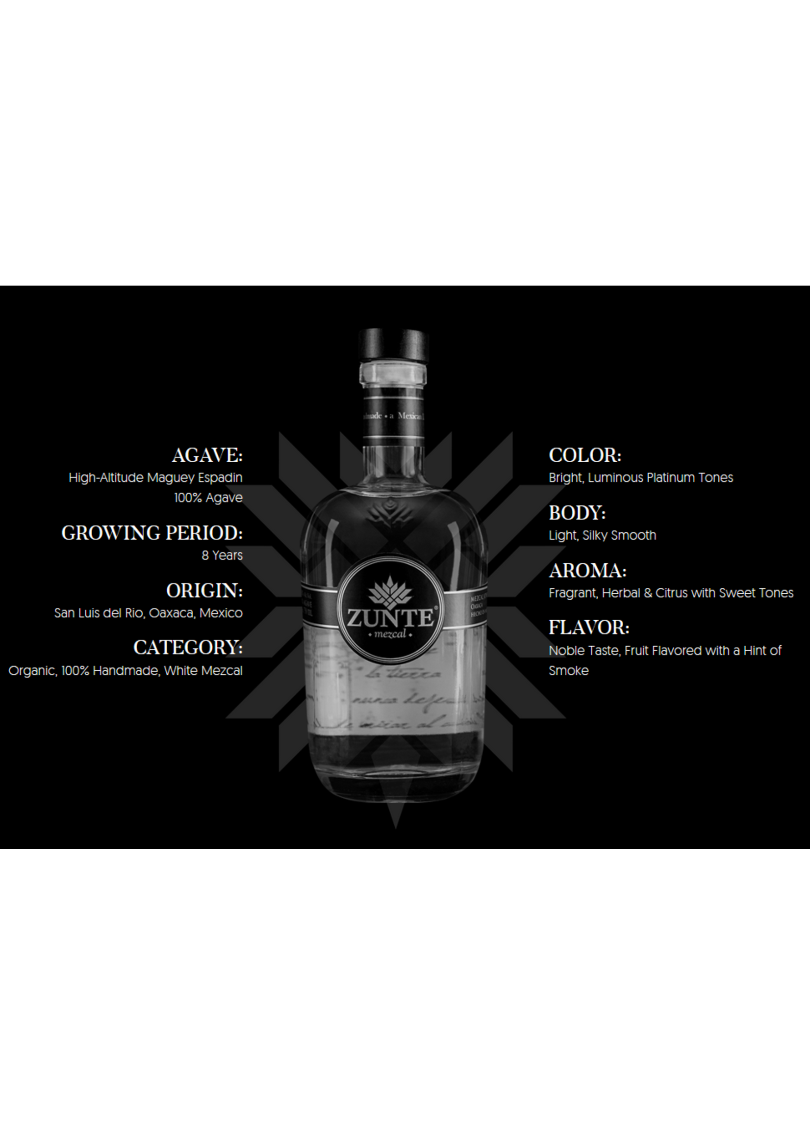 Zunte Mezcal 80Proof 750ml