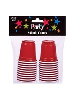 MINI PARTY CUPS RED 20CT