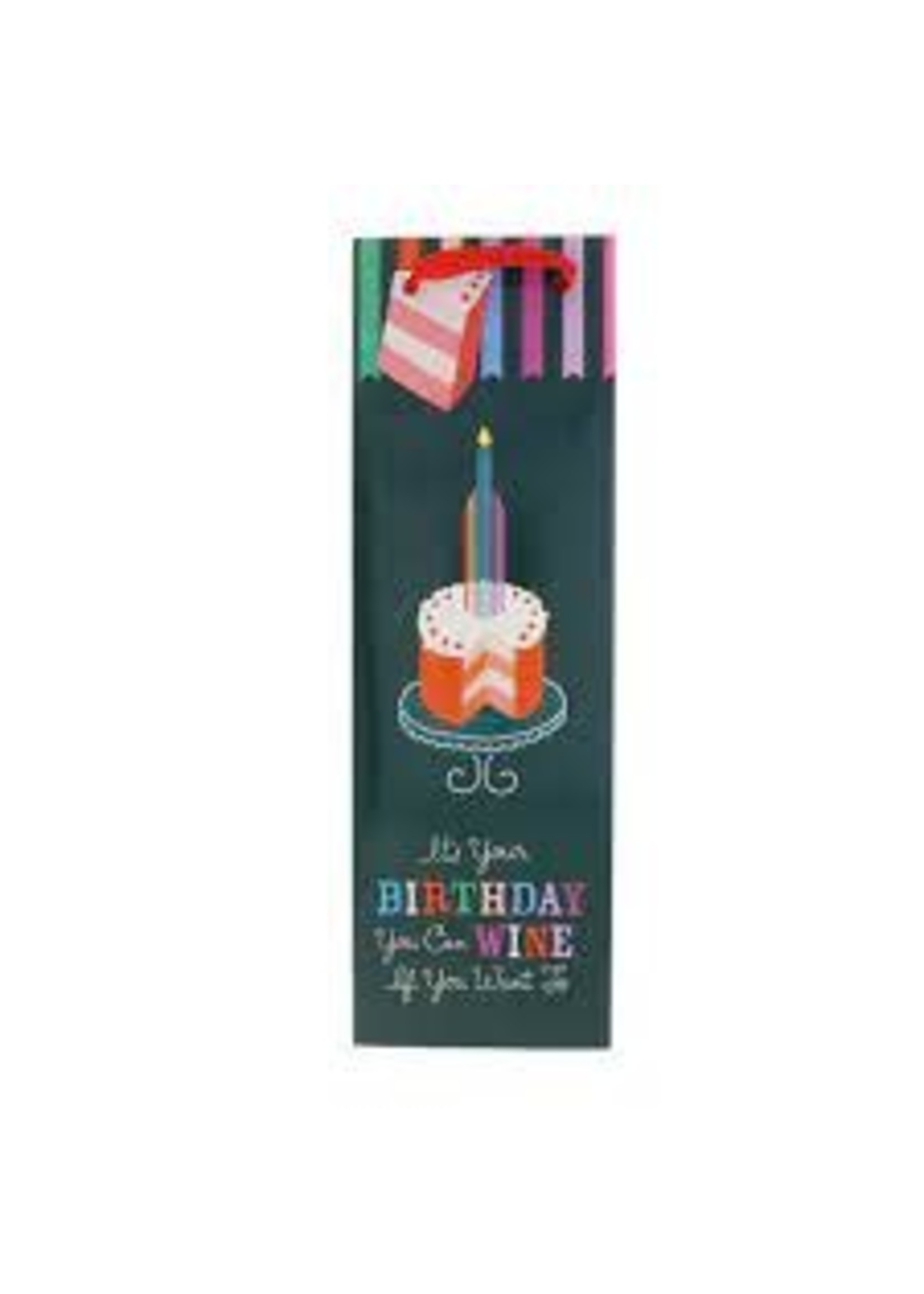 Birthday Cake Wine Gift Bag