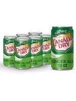 Canada Dry Ginger Ale  6pk 7.5oz Cans