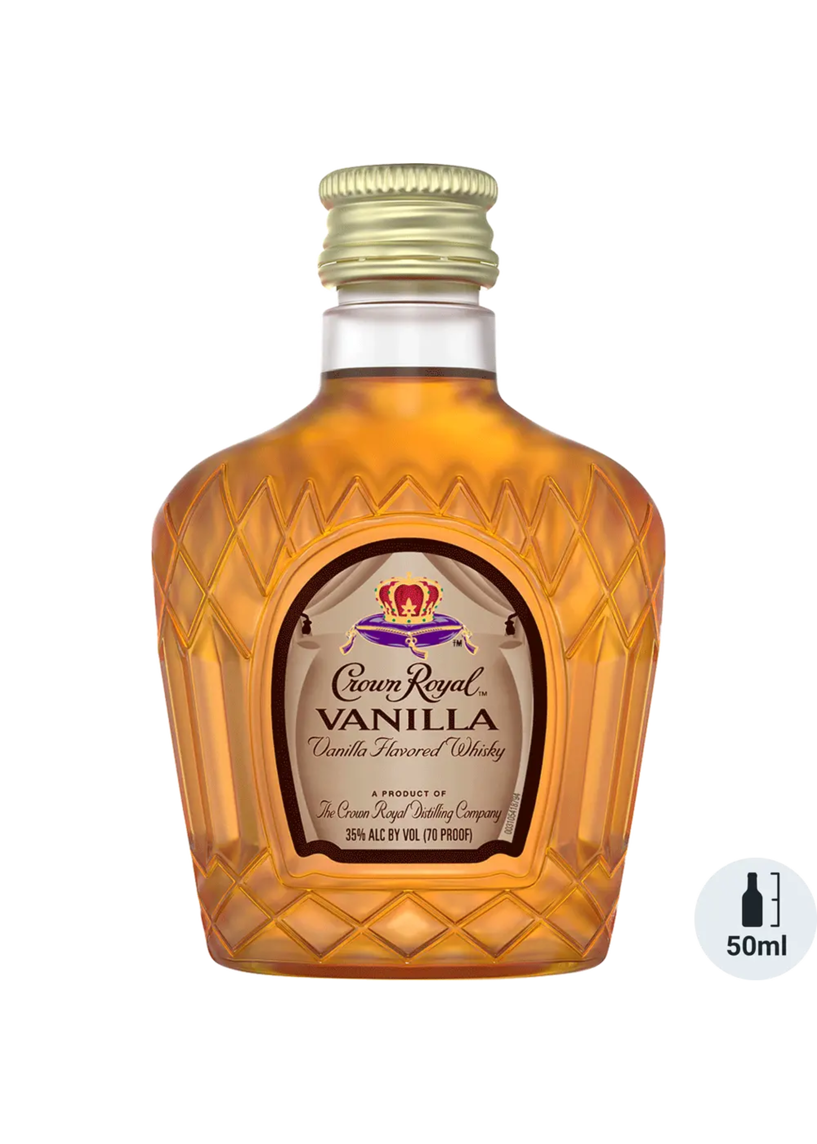 Crown Royal Crown Royal Vanilla Flavored Whisky 70Proof 50 ML