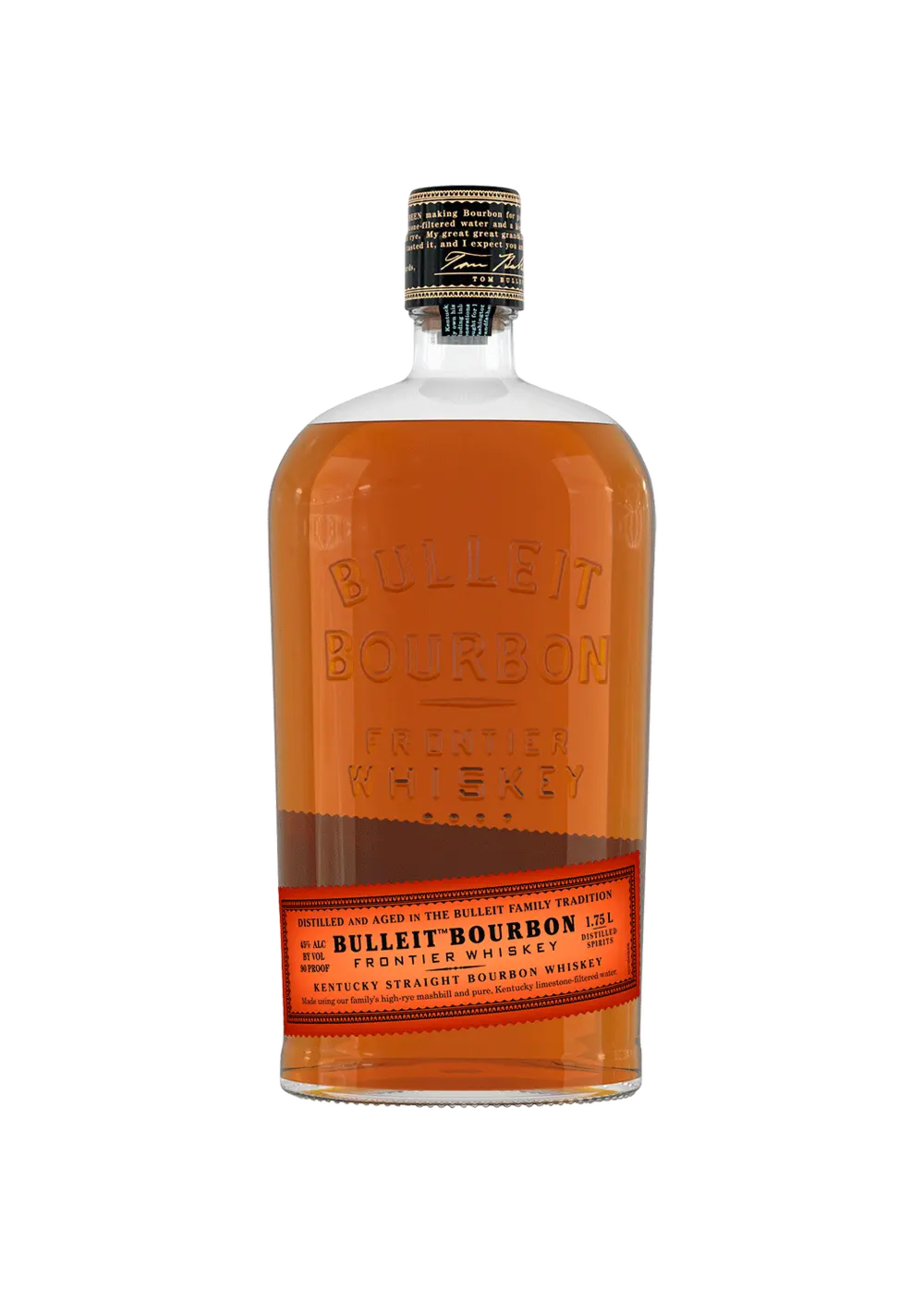 Bulleit Bourbon Bulleit 6Year Straight Bourbon Frontier Whiskey 90Proof 1.75 Ltr