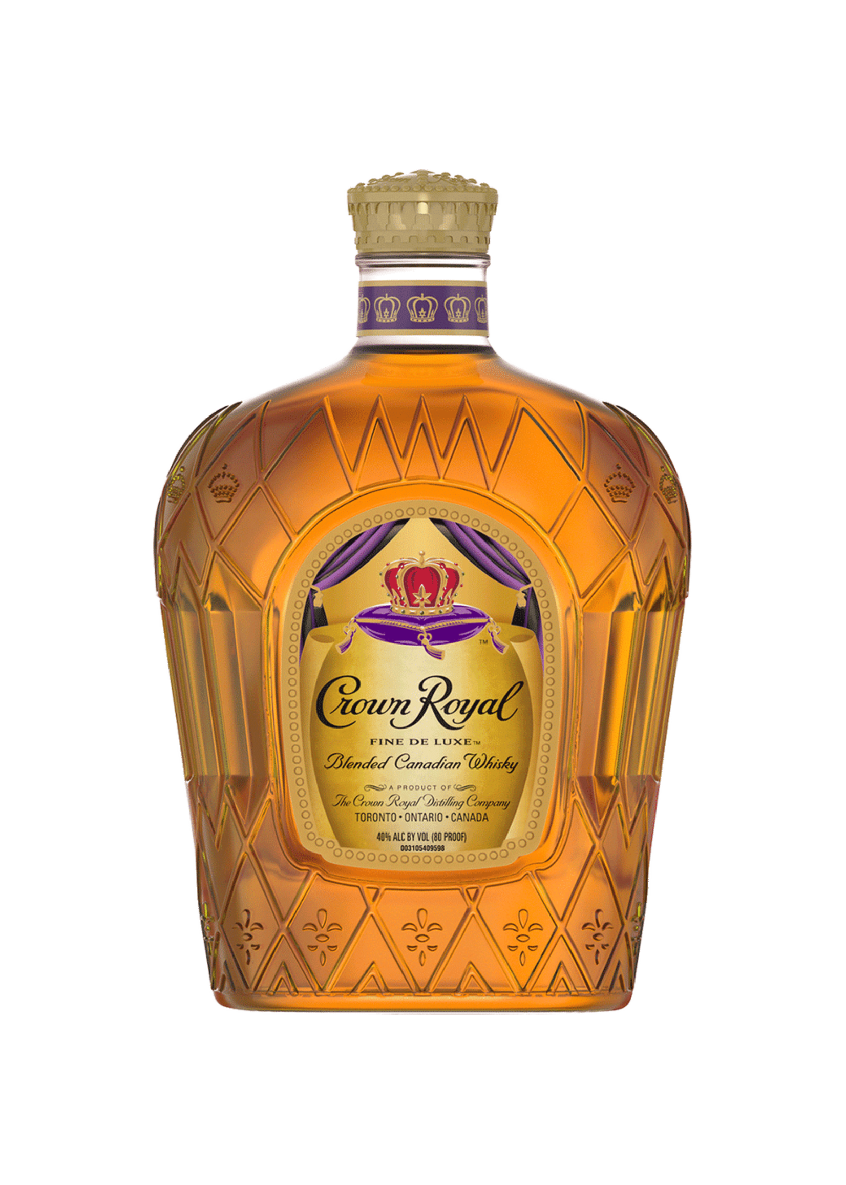 Crown Royal Crown Royal Canadian Whisky Fine Deluxe 80Proof 1 Ltr