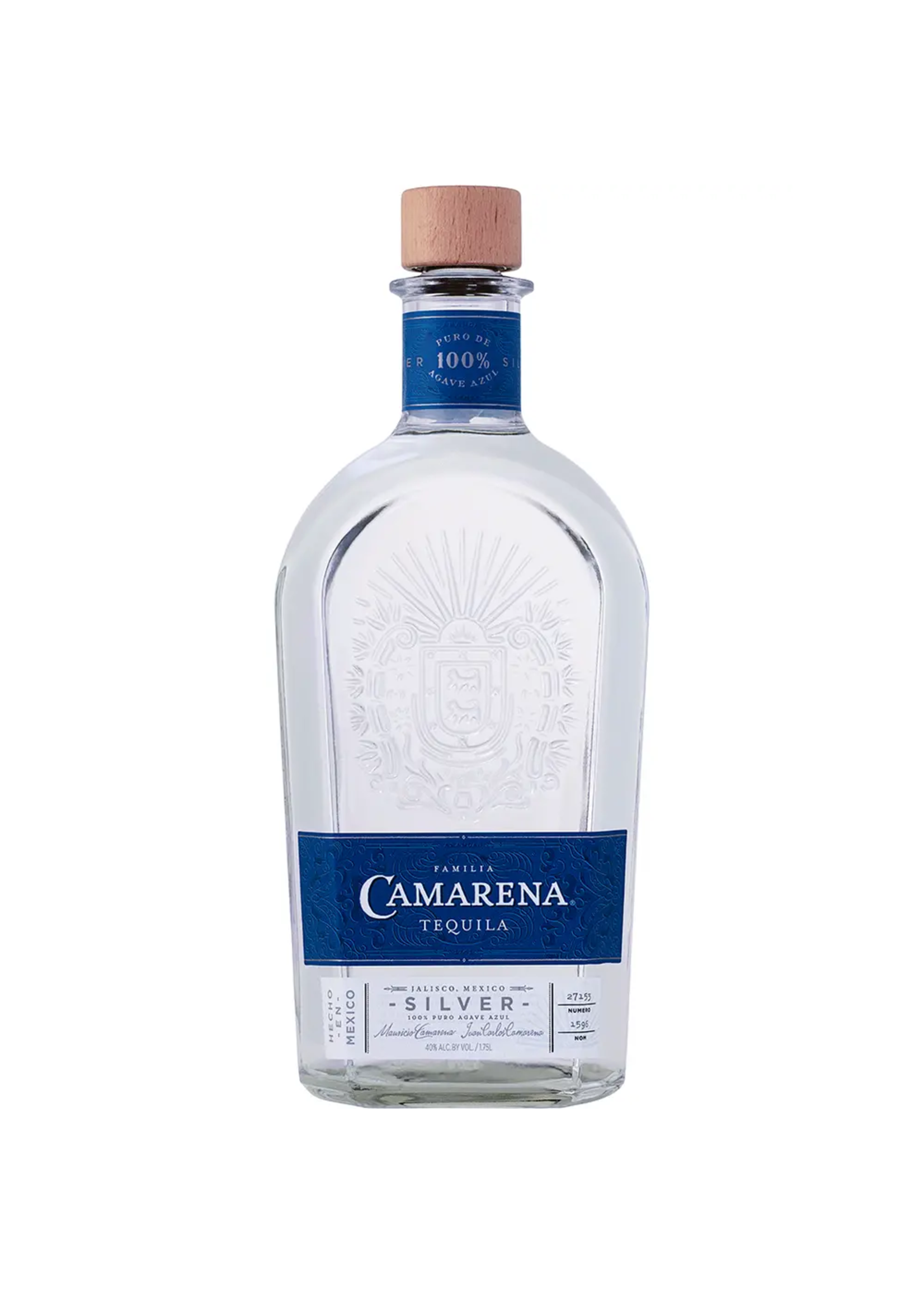 Camarena Silver Tequila 80Proof 1.75 Ltr