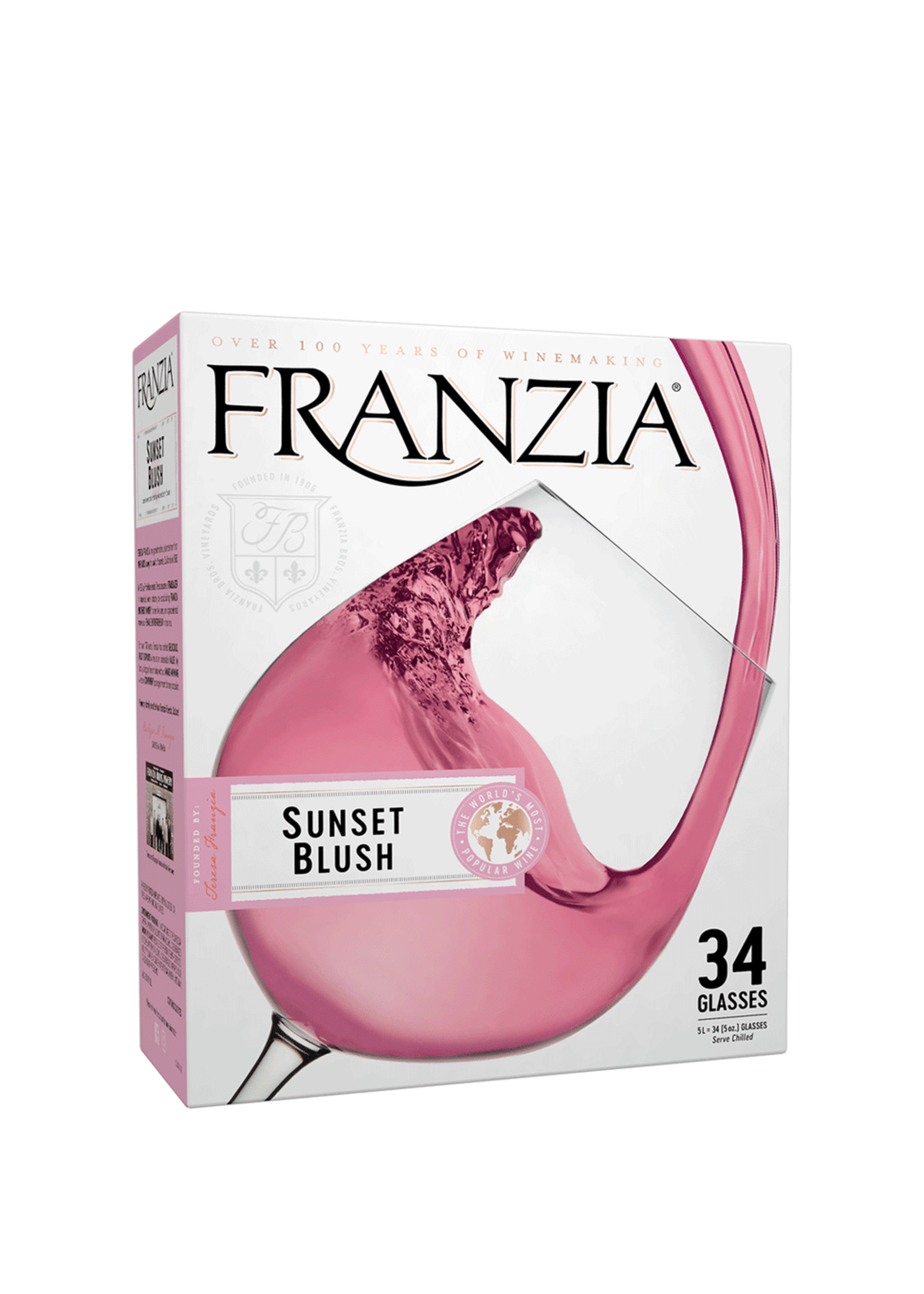 Franzia Sunset Blush Box Wine 5 Ltr