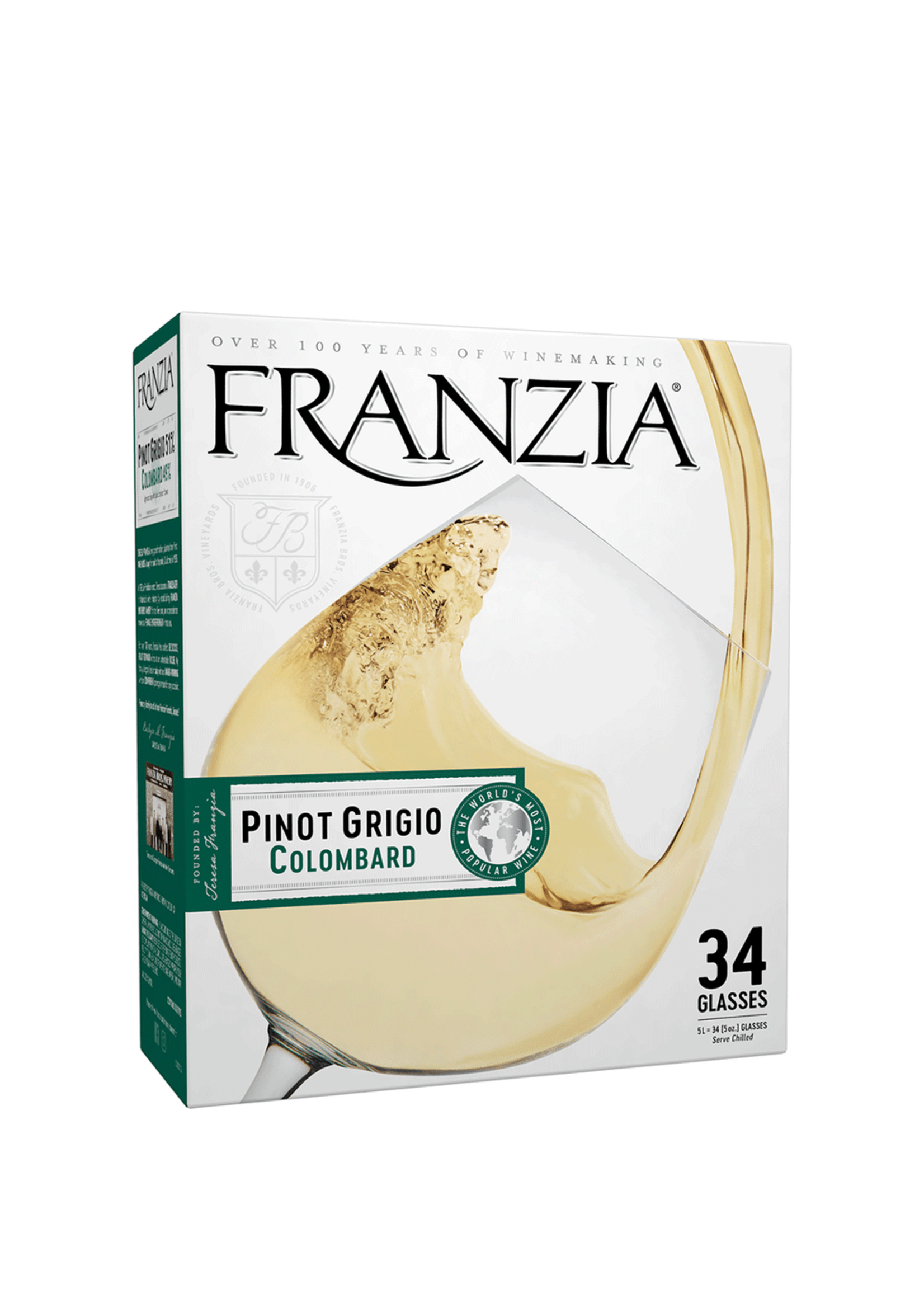 Franzia Pinot Grigio Wine Box 5 Ltr