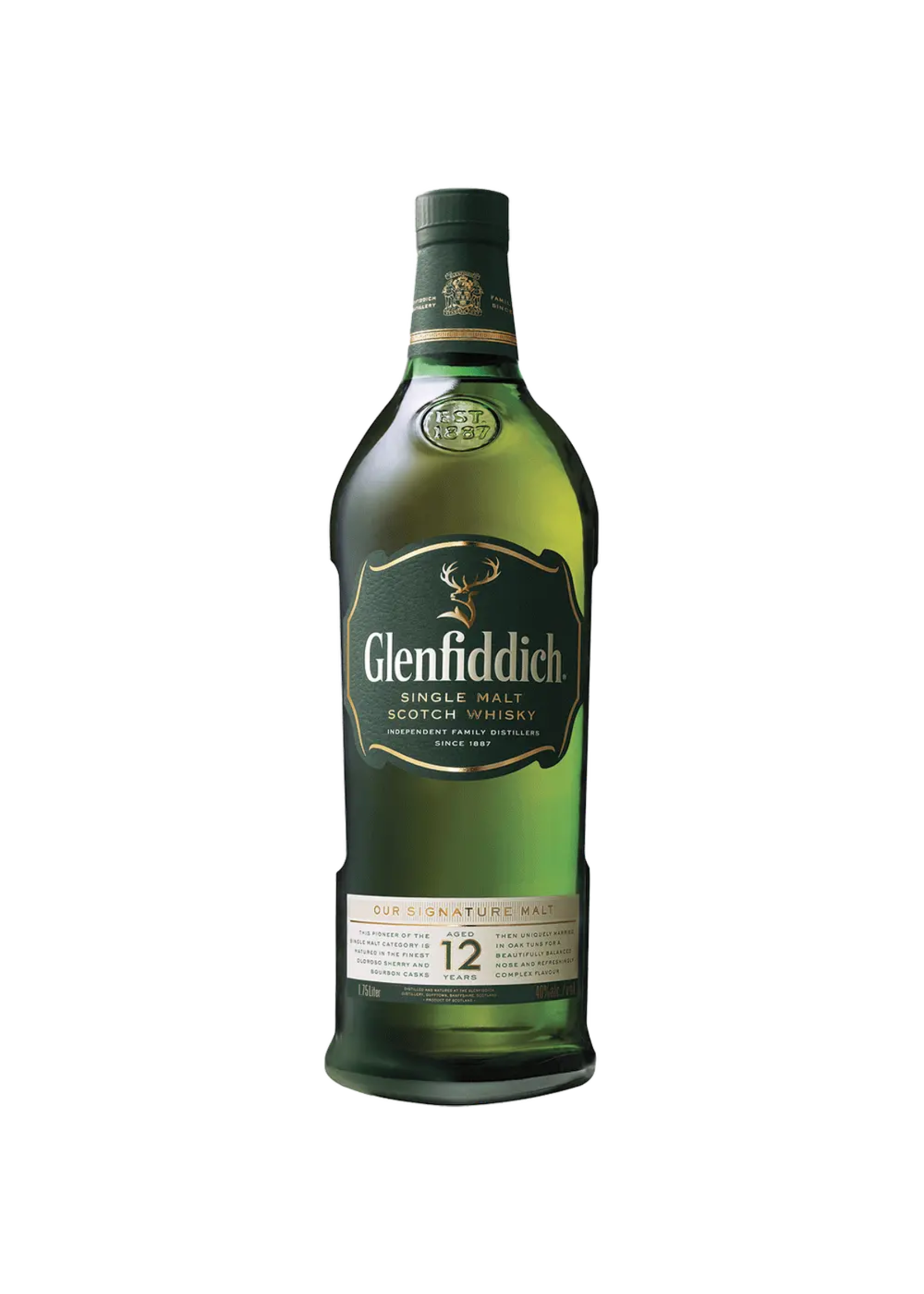 Glenfiddich 12Year Old Single Malt Scotch Whisky 1.75 Ltr