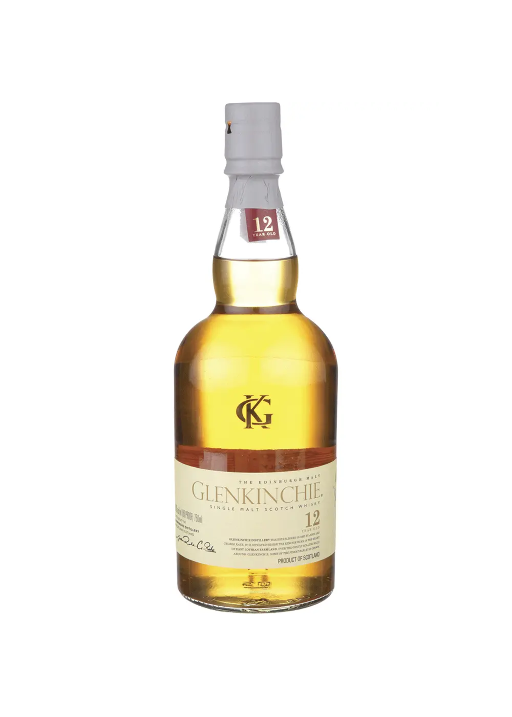 Glenkinchie 12Year Single Malt Scotch Whiskey 750ml