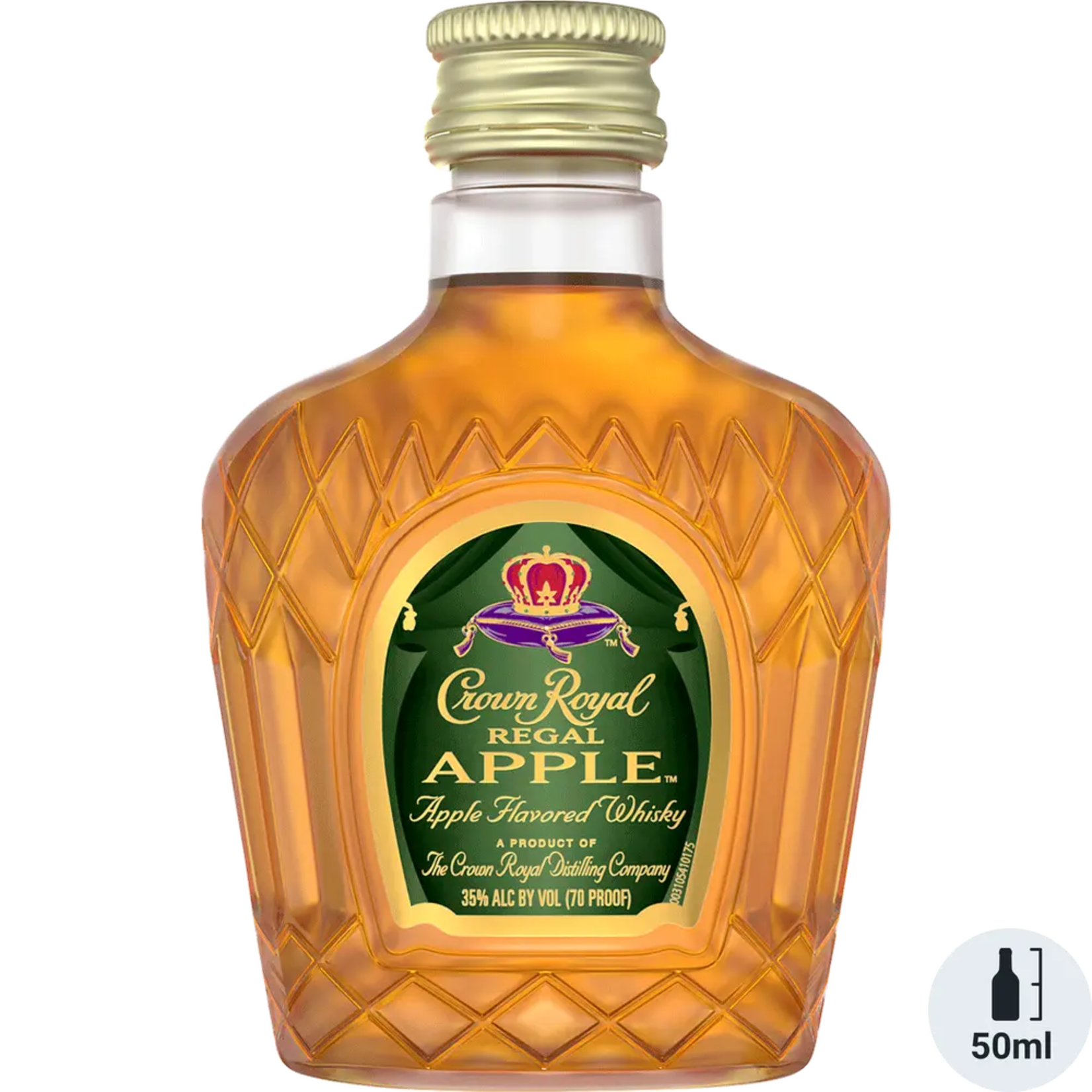 Crown Royal Crown Royal Apple Flavored Whisky Regal 70Proof Pet 50ml